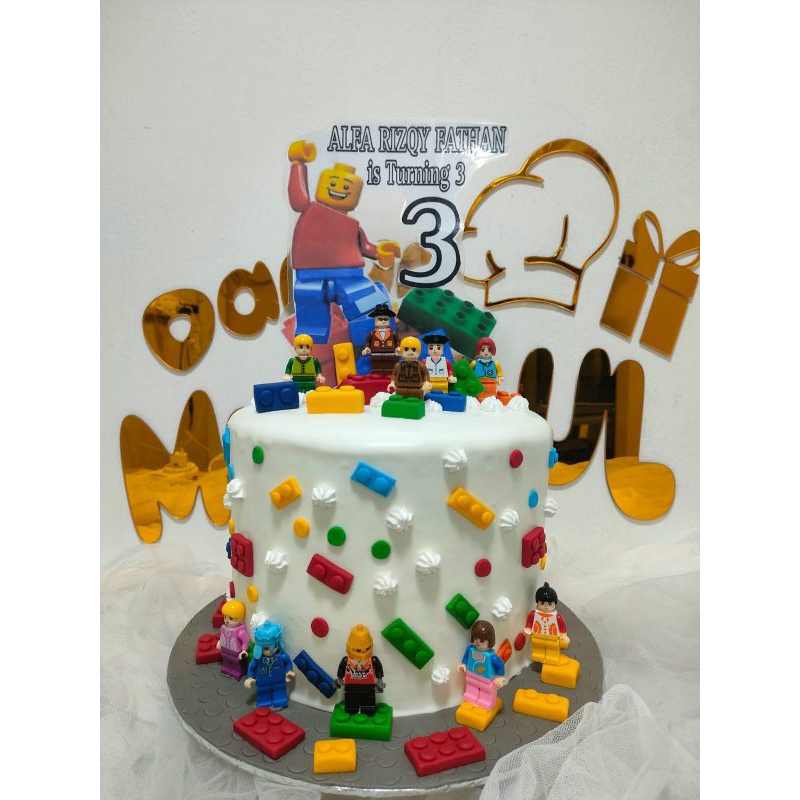 

Cake Ulang Tahun Lego/kue Ulangtahun Custom