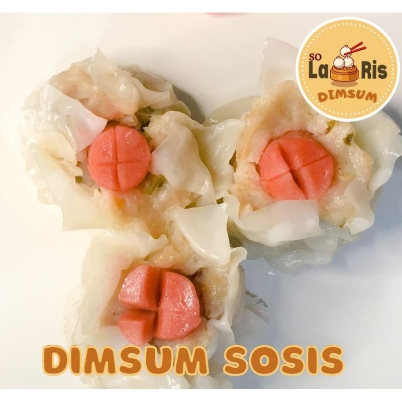 

(KHUSUS JAWA TIMUR)Isi 10 Pcs Dimsum Ayam Sosis Enak + Saos - Halal