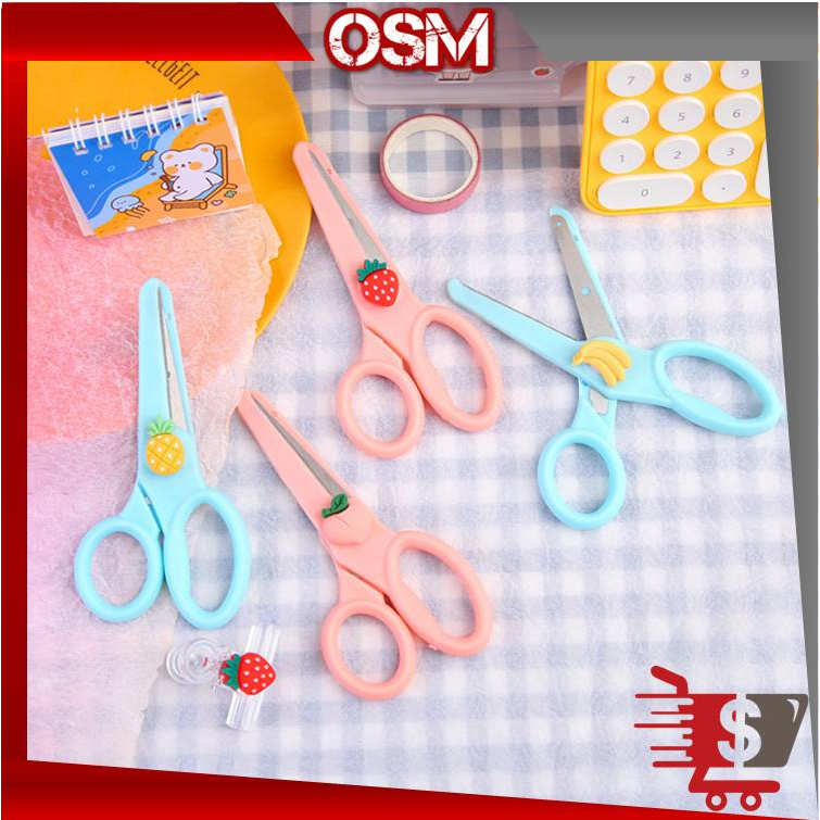 

OSM - H5916 Gunting Lucu / Gunting Sekolah Untuk Anak / Gunting Cute Desain Ujung Tumpul Tidak Tajam / Gunting Anak Squeezy