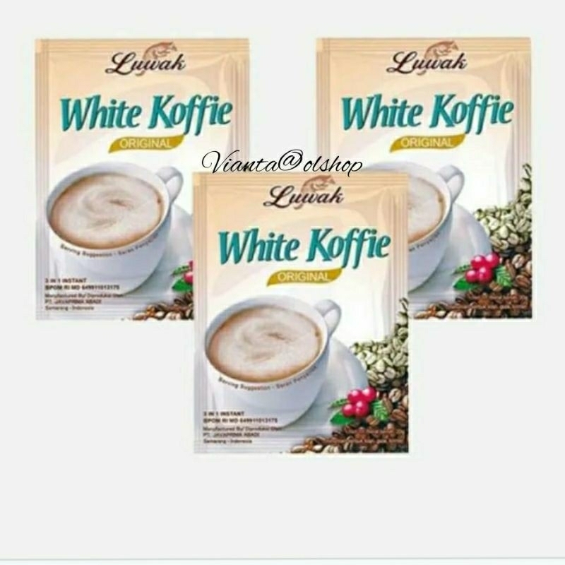 

LUWAK WHITE KOFFIE 10 @20GR