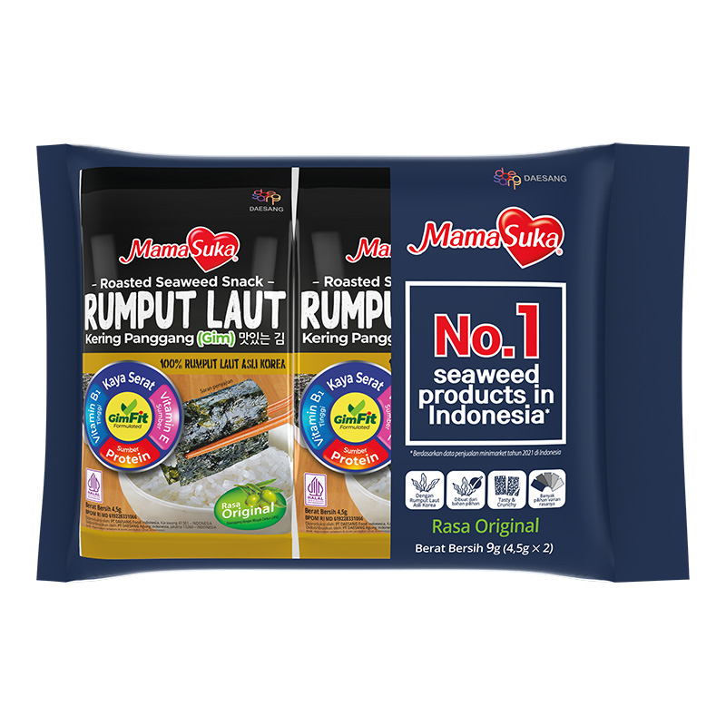 

MamaSuka Rumput Laut Panggang 2 x 4,5 g