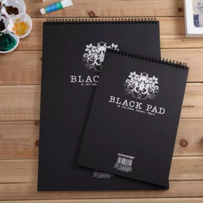 

Potentate Black Paper A4 dan A5 Wire Book