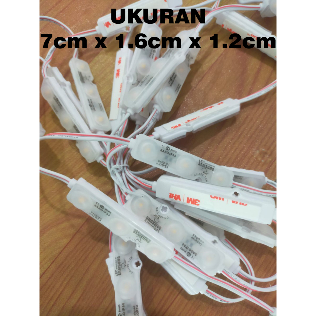 LED MODULE 3 MATA SASO 5730 1,5W Warm White