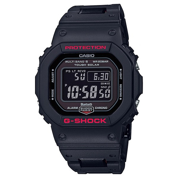 JAM TANGAN PRIA CASIO G-SHOCK GW-B5600HR-1 ORIGINAL - GSHOCK GWB5600HR HITAM MERAH JAM TANGAN G-SHOC