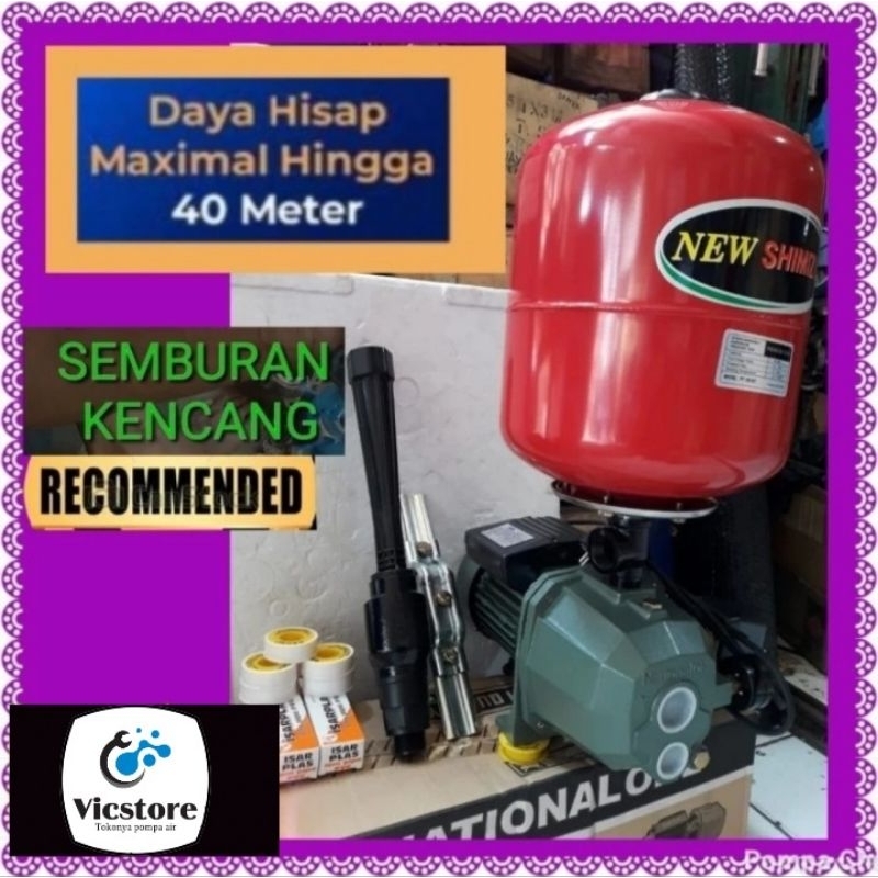 Pompa jet pump sumur dalam dp 370a 40 meter tabung kls dabevo 370 40m