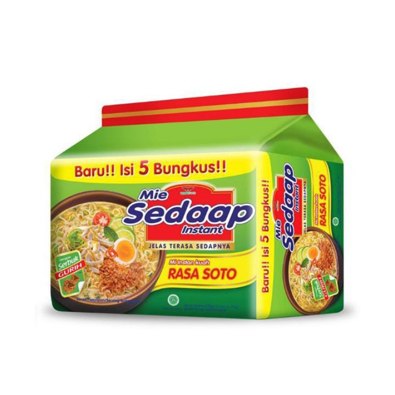 

SEDAAP mie instant SOTO isi 5