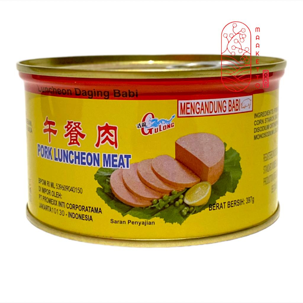 

Gulong Pork Luncheon Meat / Gulong Ham Maling Kaleng 397gr