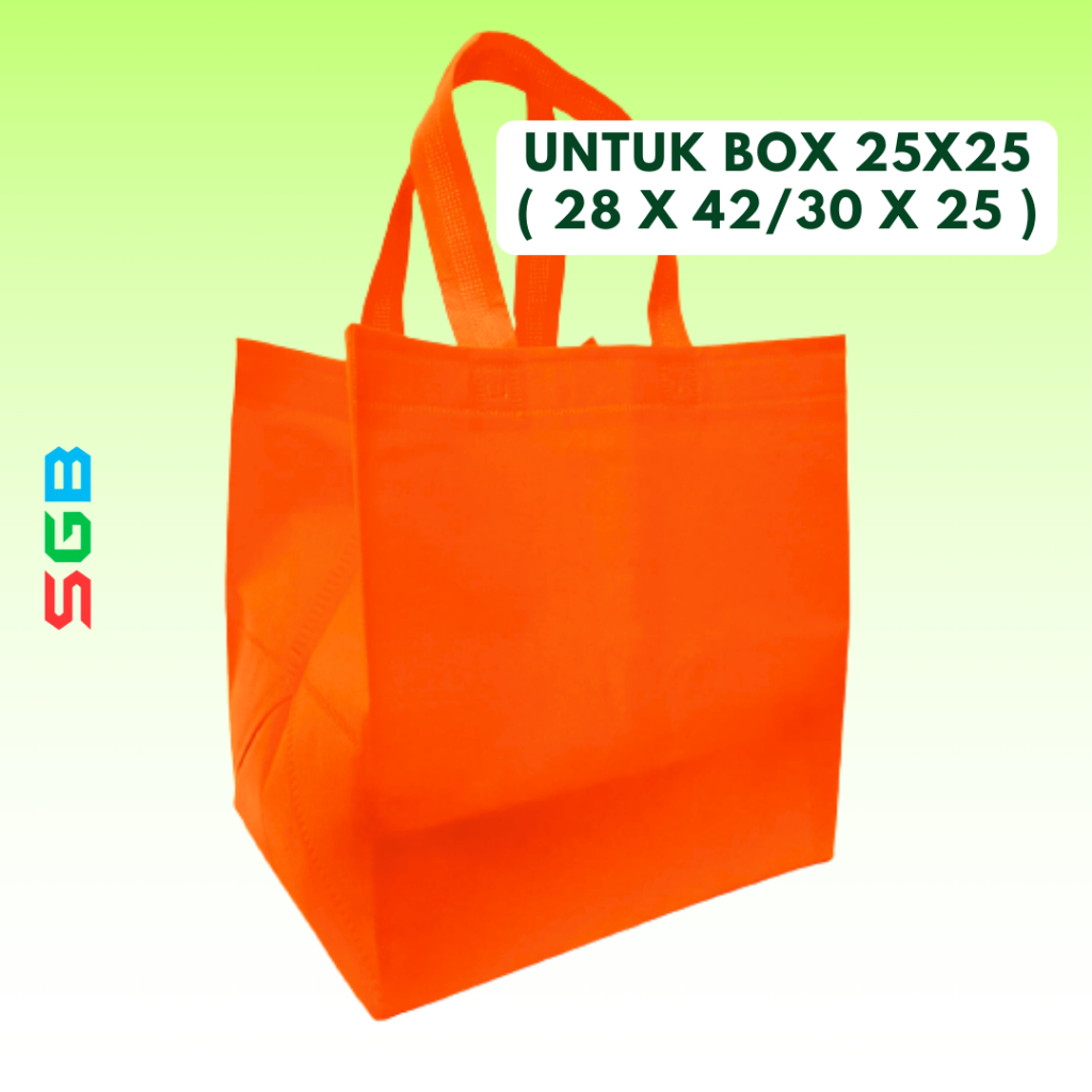 

iDk90 1 Lusin ( 12 Pc ) Tas HBPA BOX untuk Isi Box 25X25 Bahan 75Gm / Goodie Bag