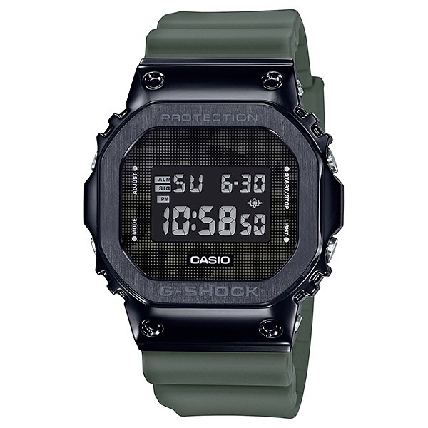 JAM TANGAN PRIA CASIO G-SHOCK GM-5600B-3 ORIGINAL - GSHOCK GM5600B HIJAU HITAM G-SHOCK ORIGINAL JAM 