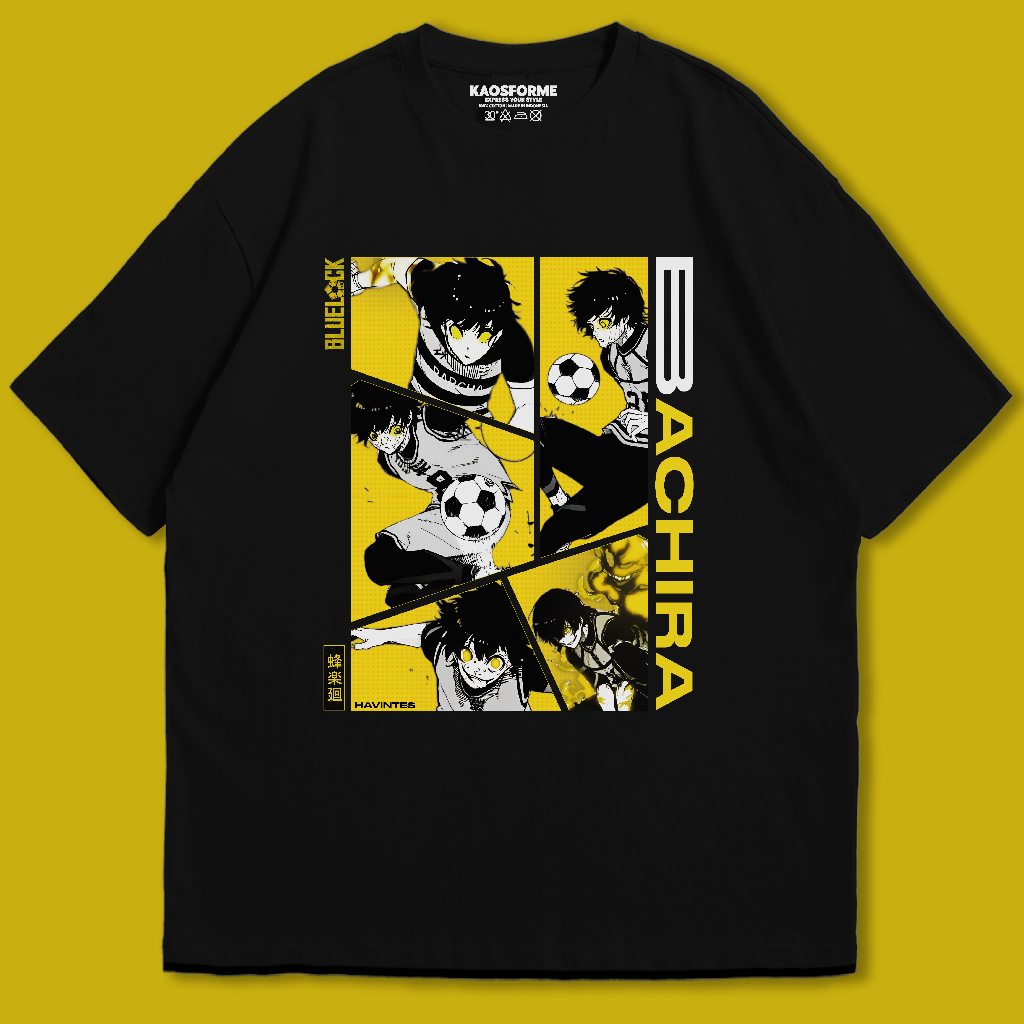 Kaos Blue Lock Bachira Baju Anime Blue lock