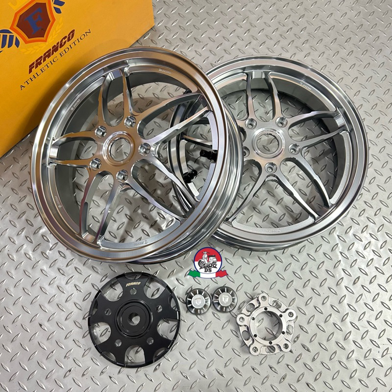 Velg FRANCO Spider Grey 12" Front & Rear Vespa Sprint Primavera GTS GTV