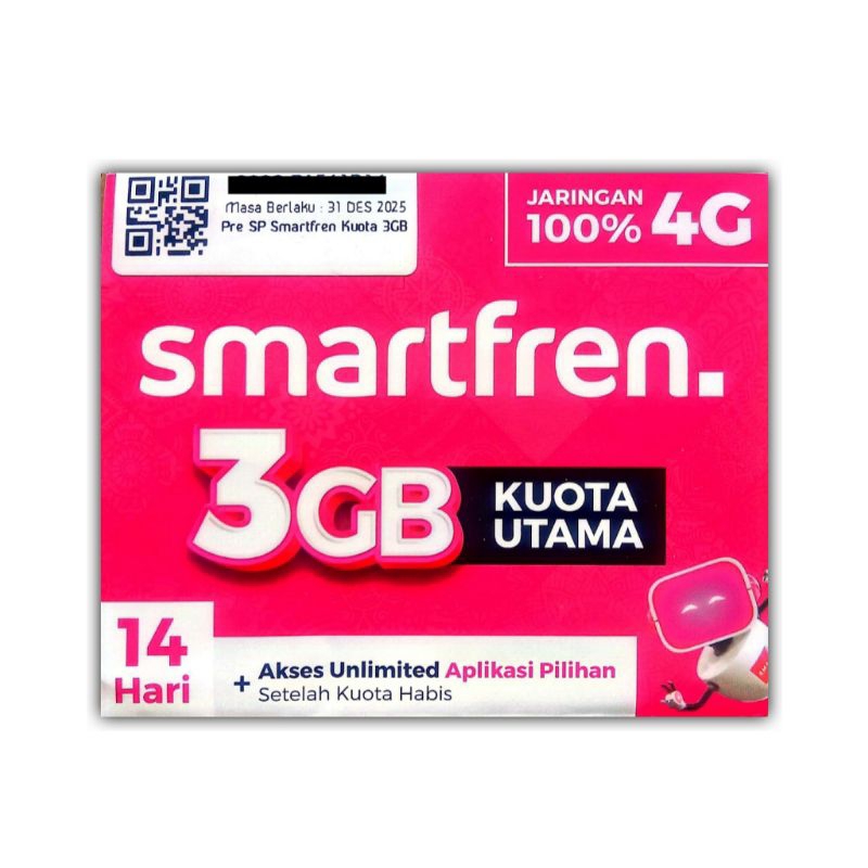 SF SMARTFREN 3GB 12 DIGIT FRESH
