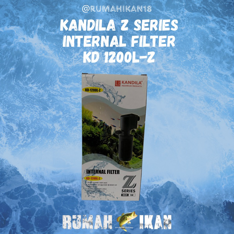 Kandila Z Series Internal Filter KD 1200L-Z Filter Ikan Hias Aquarium