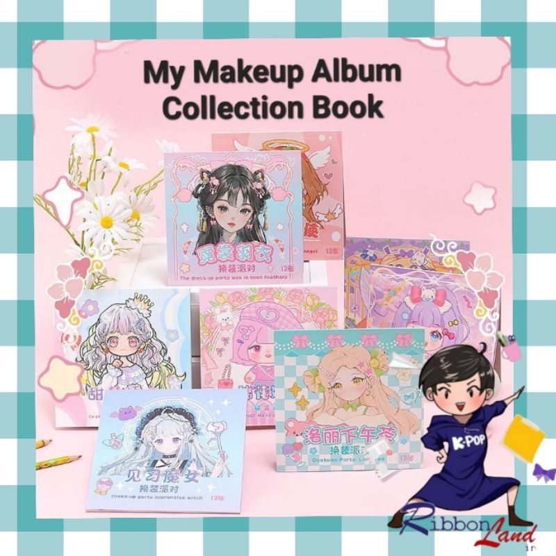 

Buku Stiker Main Anak Makeup Book Hias Wajah Cantik