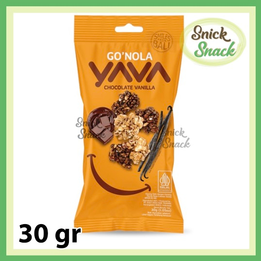 

YAVA Granola Gonola 30 gr Snack Cemilan Sehat Rasa Chocolate Vanilla