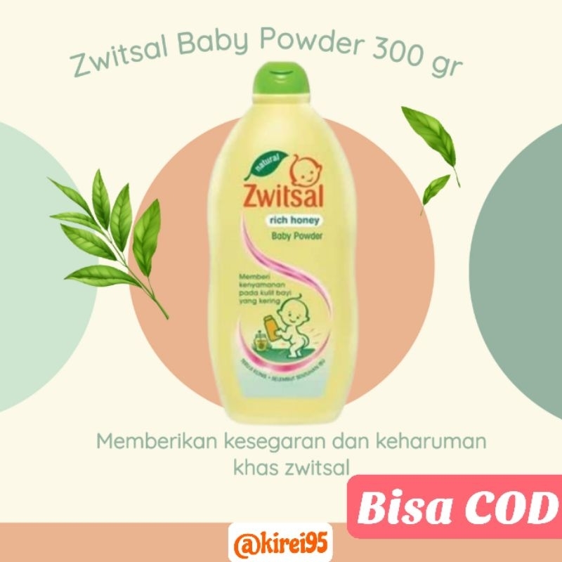 Bedak Bayi Zwitsal Baby Powder 300 gr 100% original