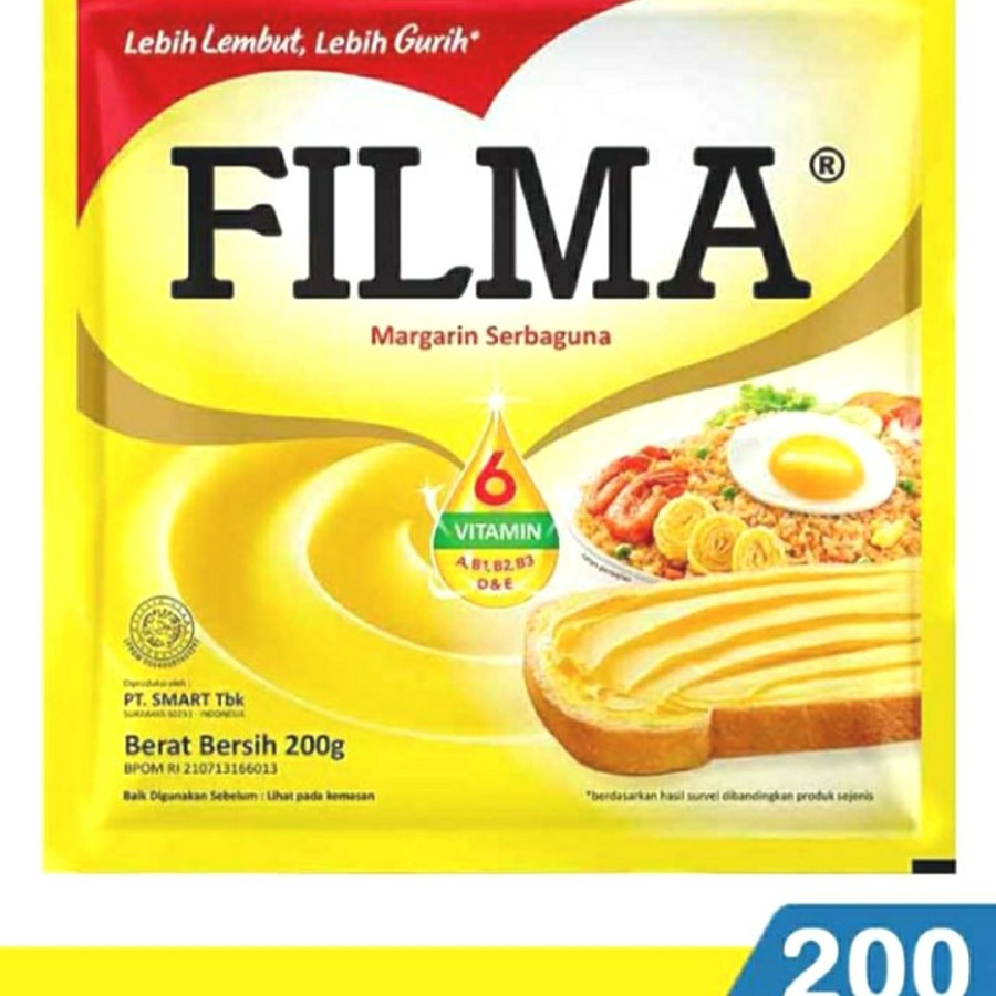 

FILMA Margarin Serbaguna Mentega Margarine 200 gram