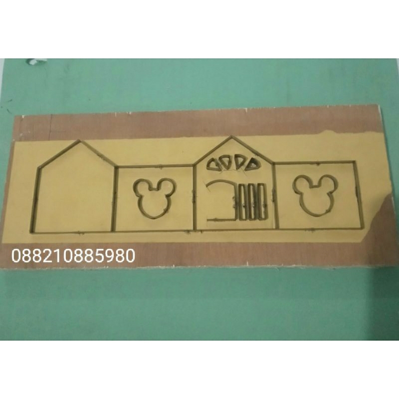 

Pisau cetakan rumah kelomang L7cm x T6cm