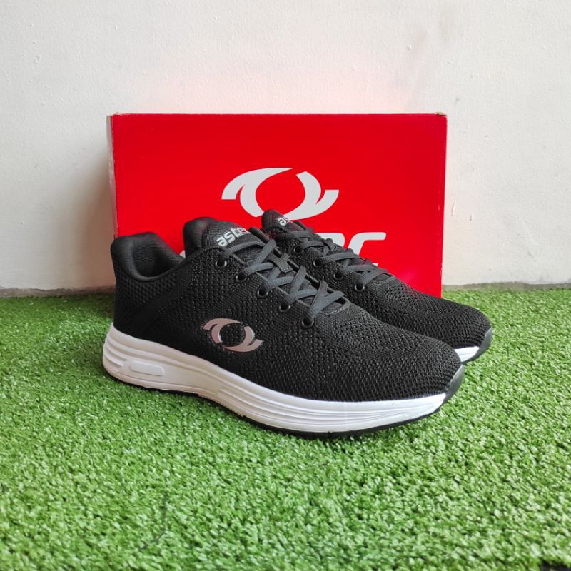 Sepatu Running Astec Grunge Black Original