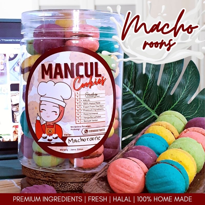 

Kue Kering Machoroons - Kuker Premium Warna Warni Rasa Coklat Terlaris Murah Enak Manis Lezat Natal Lebaran Tahun Baru Viral Tiktok Lucu Unik Imlek Hajatan Ultah Ulang Tahun Berkat Macaron Macaroo Mini Makaron Isi Macha Besar Makanan Ringan Cantik Paketan