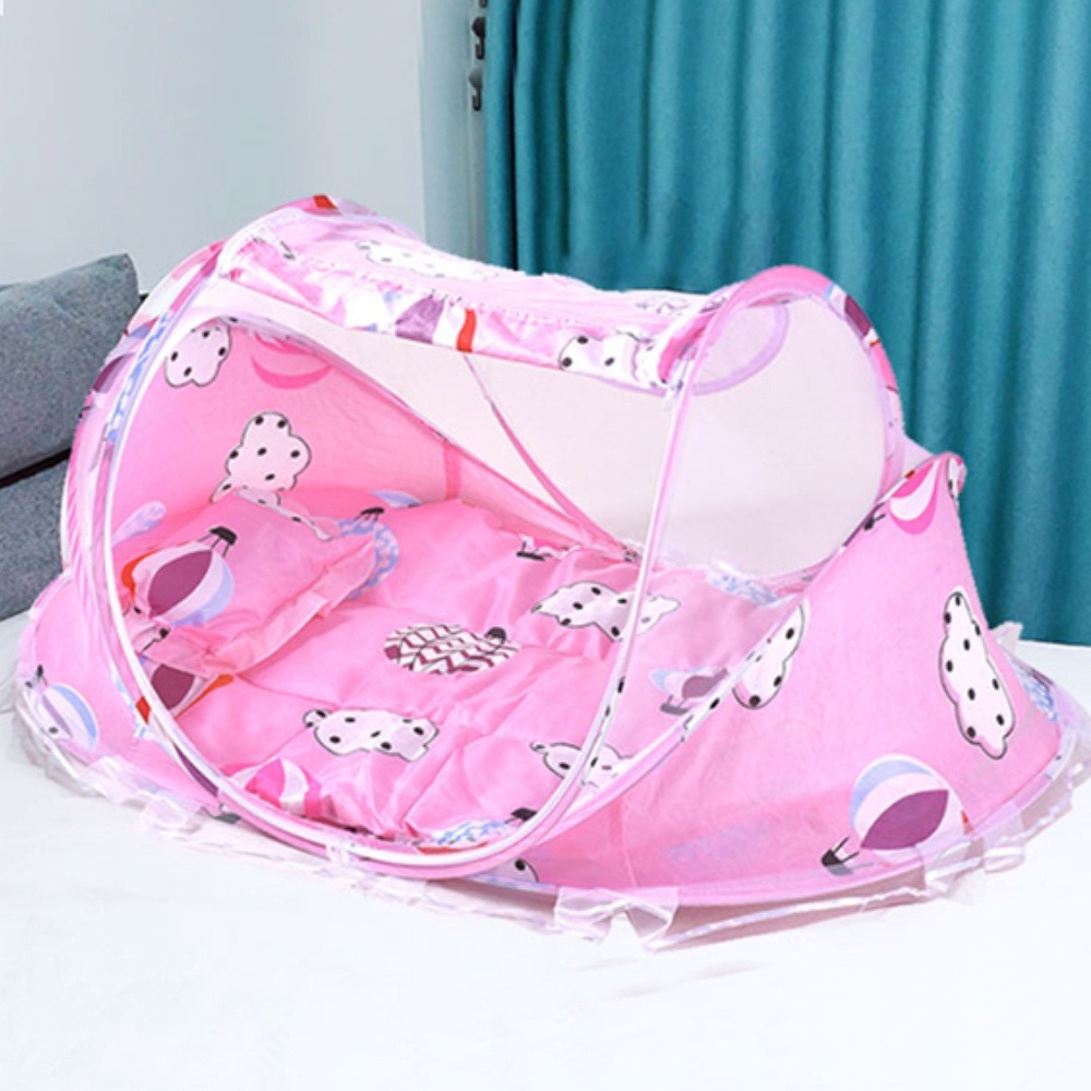 (2KG) SHENAR KELAMBU BAYI MUSIK SERIES 3IN1 DENGAN KASUR DAN BANTAL / MATRAS TIDUR BAYI / KELAMBU BA