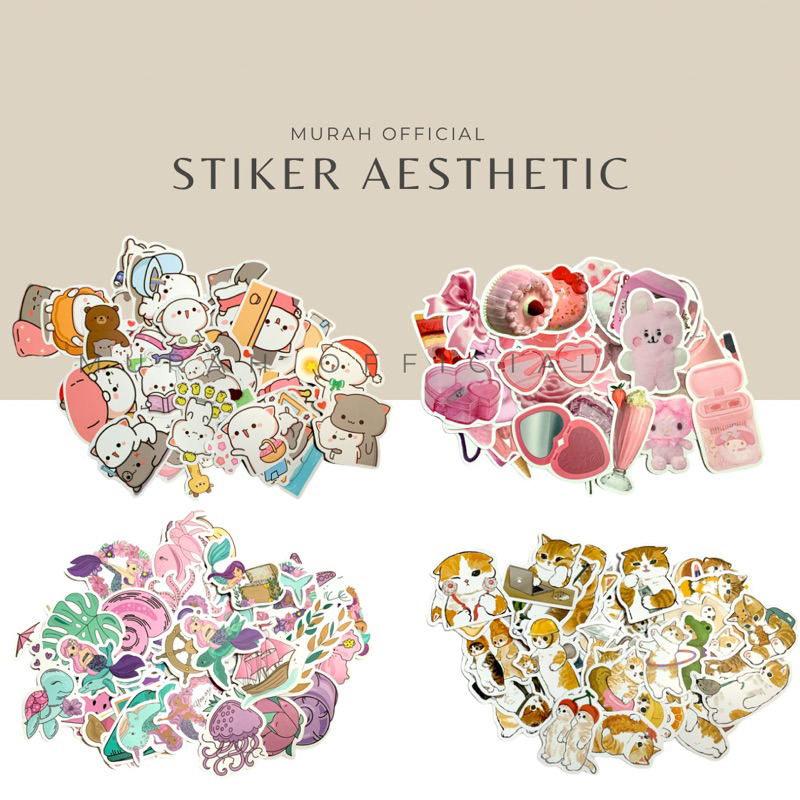 

SALE Promo stiker aesthetic desain kawai cherry blossom lucu untuk scrapbook jurnal diary murah import terlaris 50 Pcs Stiker Motif Kartun PeStiker Desain Hati Gaya retro Eropa Amerika Decal Motif Tulisan Grafiti mermaid underwater