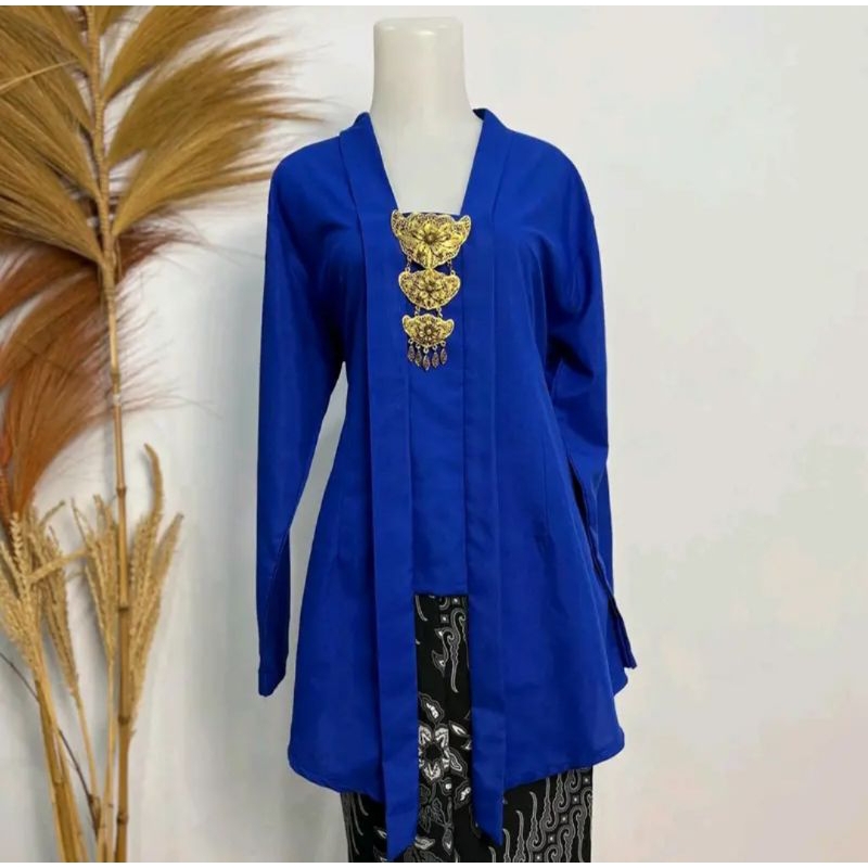 kebaya kutubaru modern katun premium size 5L