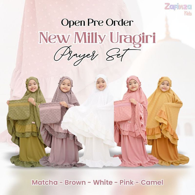 [ MILLY URAGIRI ] By Zafinza mukena anak terbaru uragiri grosir mukena murah samarinda mukena cantik