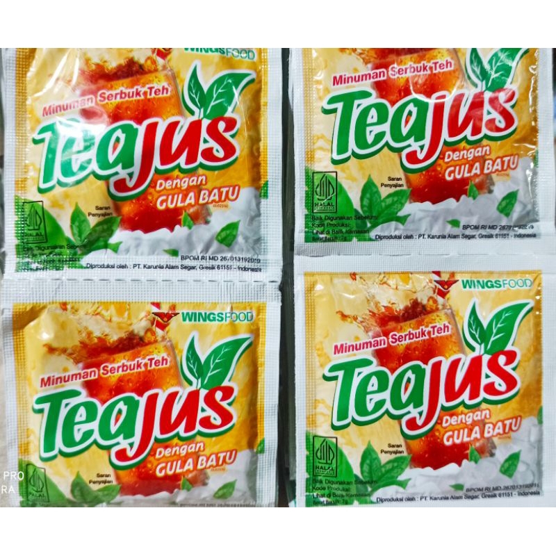 

Teajus gula batu 1 pak ( isi 6 Renceng )