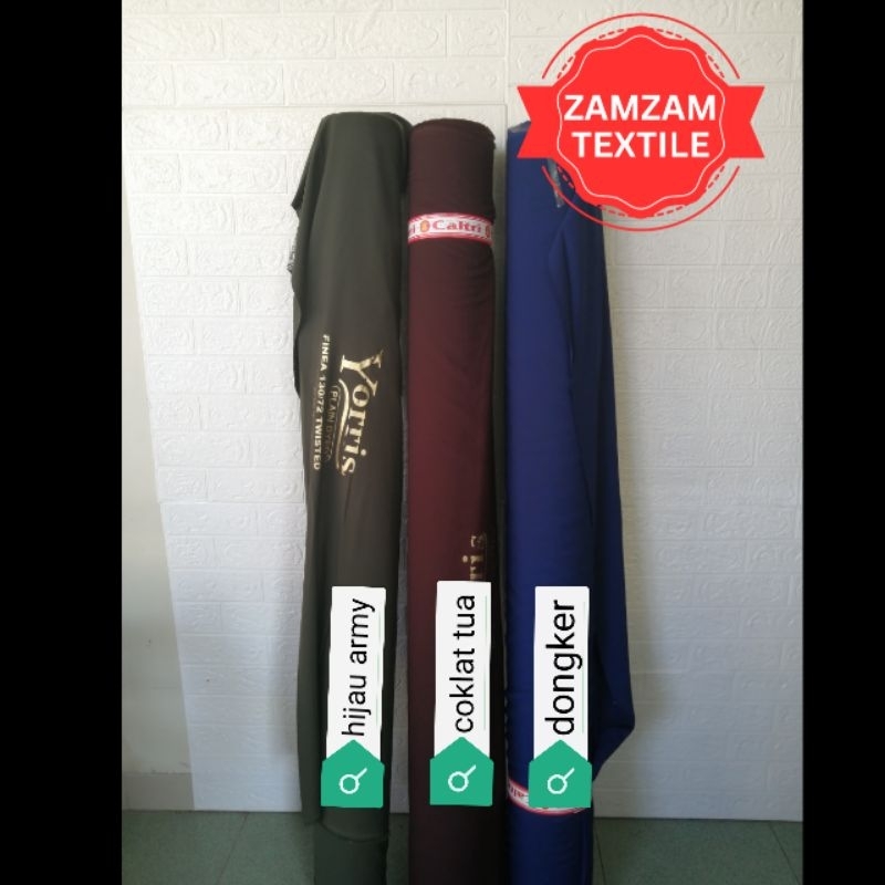 KAIN YORIS MAKASSAR - KAIN MURAH - KAIN UNTUK MEMBUAT HIJAB