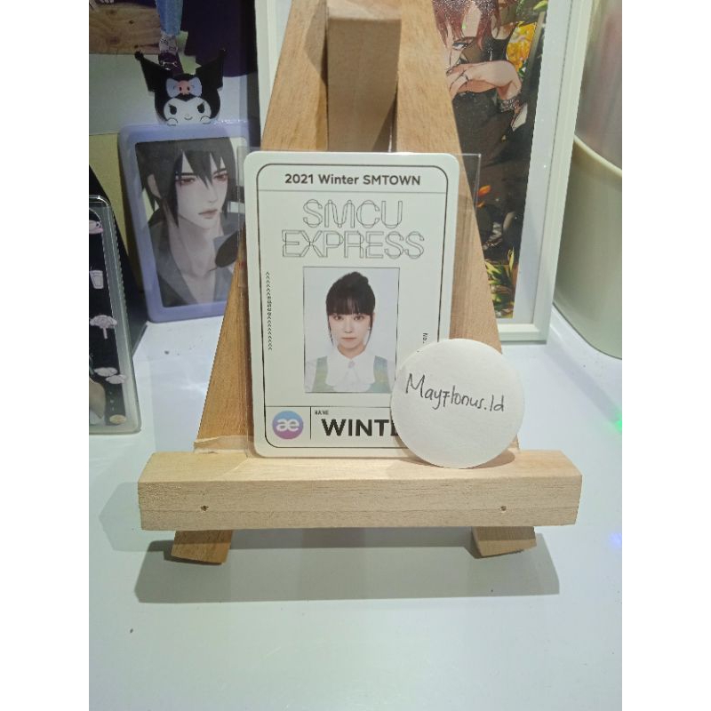 wts pc photocard winter passcard smcu SMtown aespa