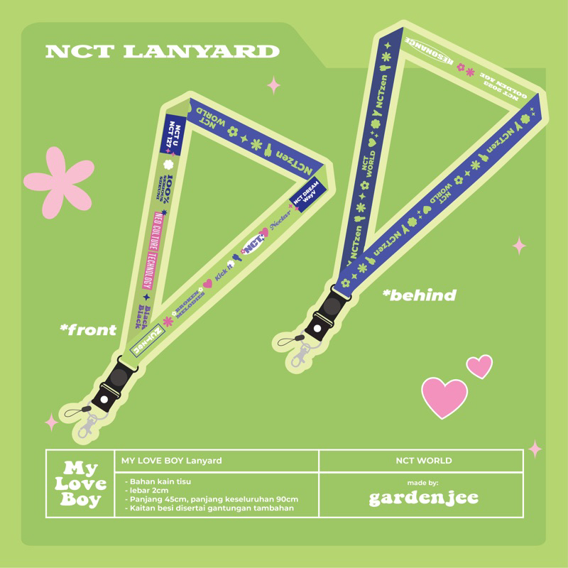 

[CLEARANCE SALE] MY LOVE BOY NCT Lanyard for NCTzen