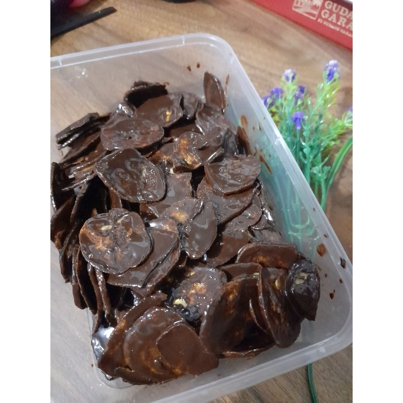 

keripik pisang cokelat lumer