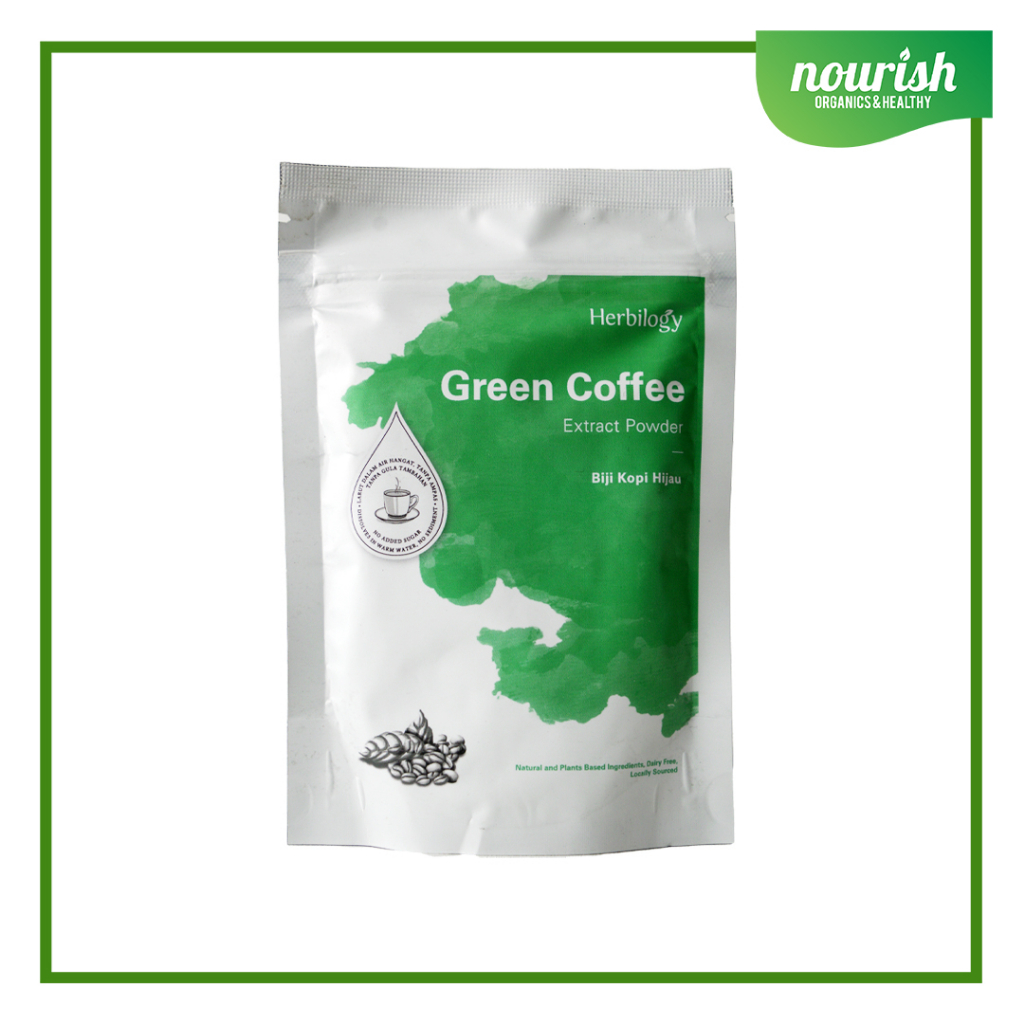 

Herbilogy, Green Coffee Extract Powder (Biji Kopi Hijau)100gr-Jkut