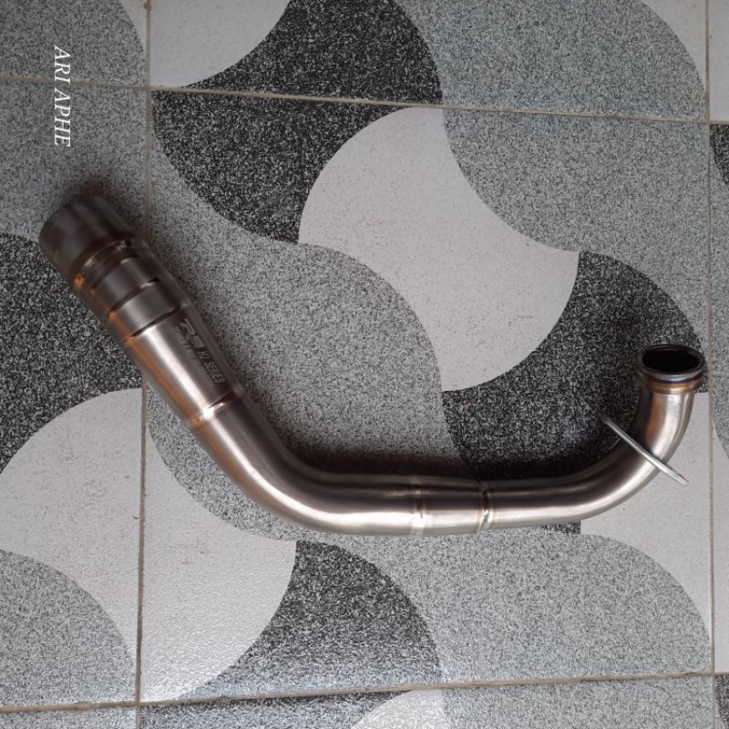 header pipa leher knalpot R9 TITANIUM original yamaha XMAX 250 OLD