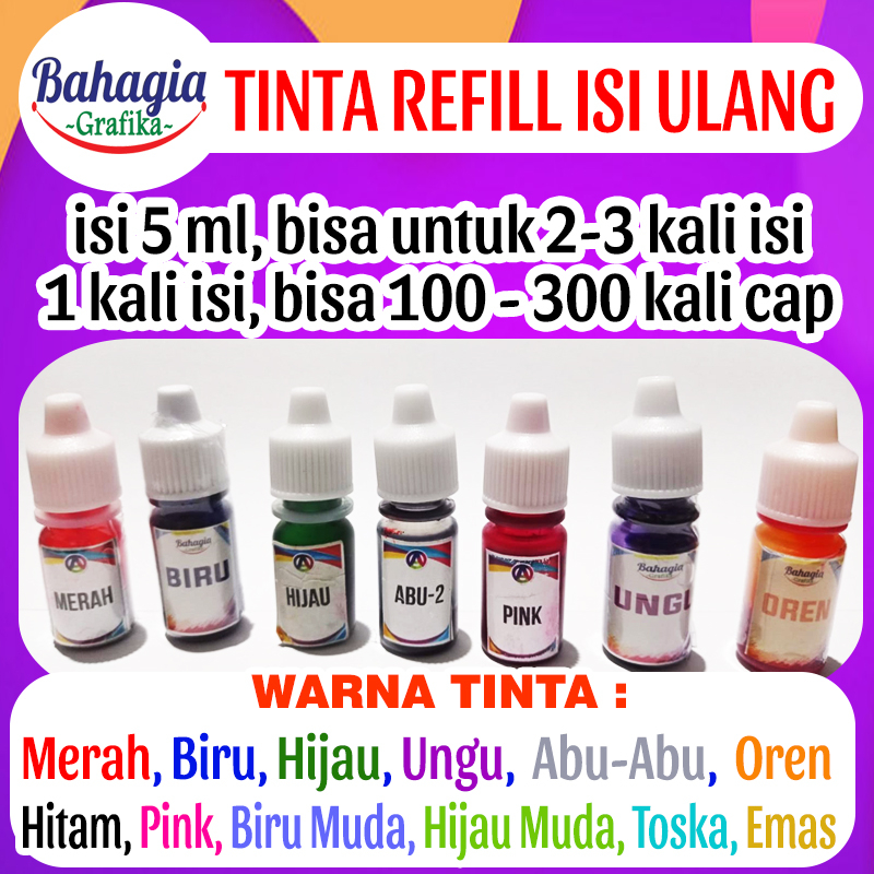 

Tinta Stempel isi ulang refil