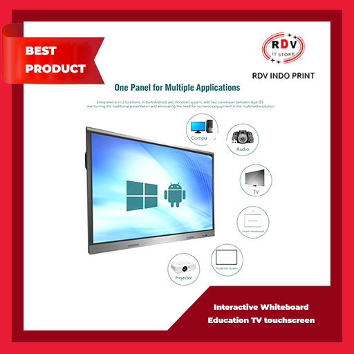 Interactive Whiteboard Education TV touchscreen 65 inch