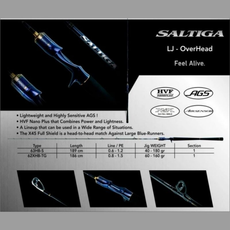 JORAN OH DAIWA SALTIGA LJ NEW22 JORAN OVERHEAD