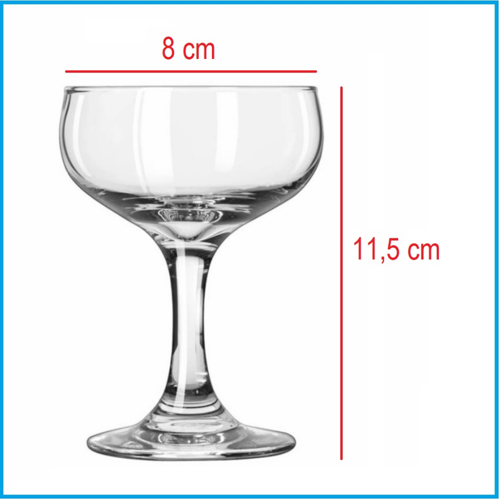 Gelas Cocktail Coupe Libbey Embassy 163ml.