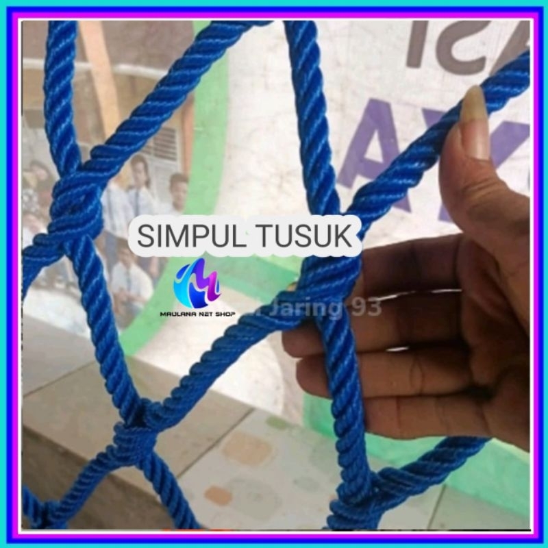 Jaring Tali Tambang PE 10mm/Jaring Hammock/Jaring Outbound