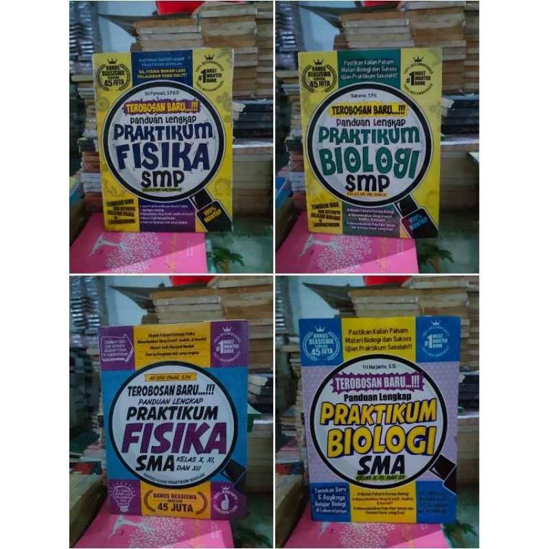 Terobosan Baru... panduan lengkap Praktikum Biologi SMA fisika SMA Biologi SMP fisika SMP