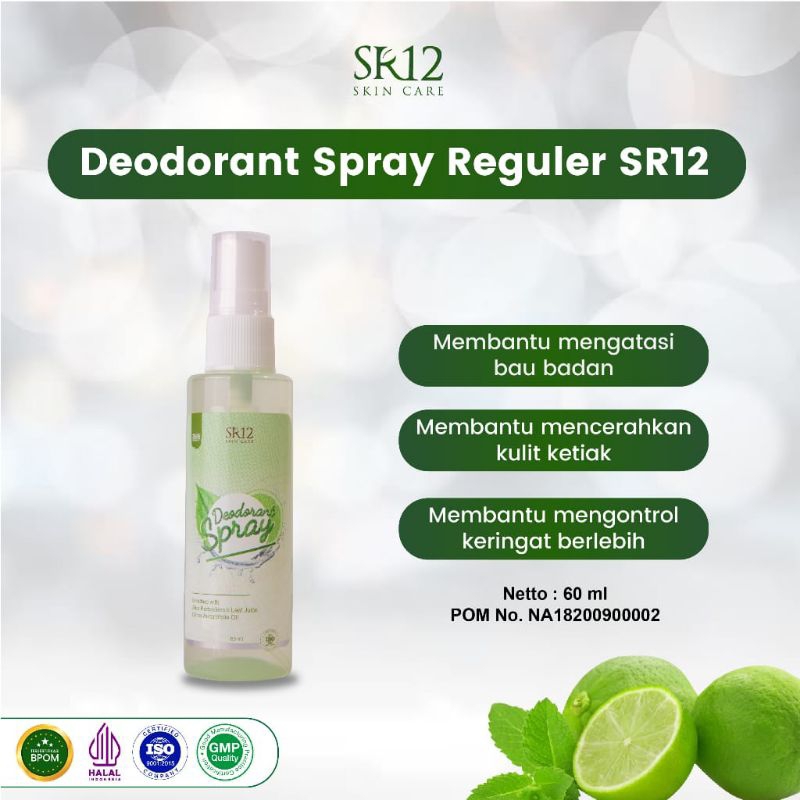 DEODORANT SPRAY SR12 SKINCARE HERBAL