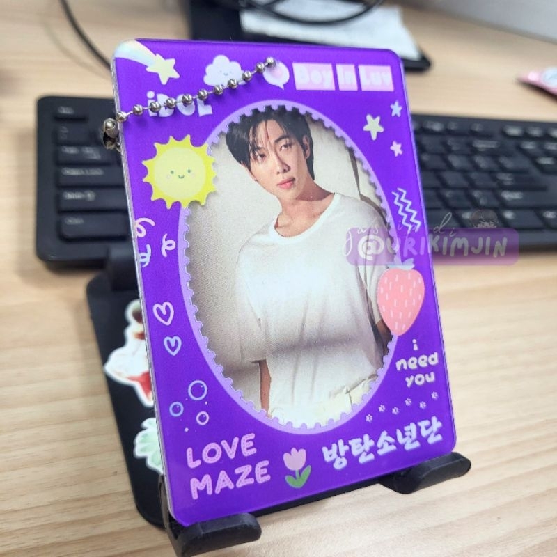 Acrylic Card holder (CAHOL) Photocard holder acrylic | Namjoon RM seokjin suga jhope jimin taehyung 