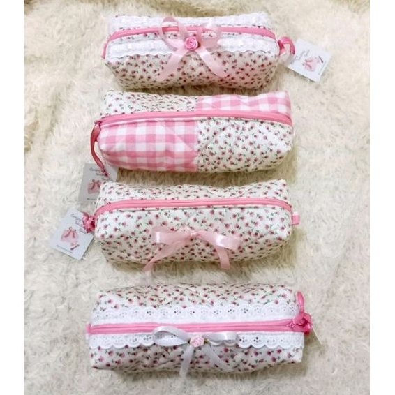 

Quilting Pencil Case Tempat Pensil Coquetta