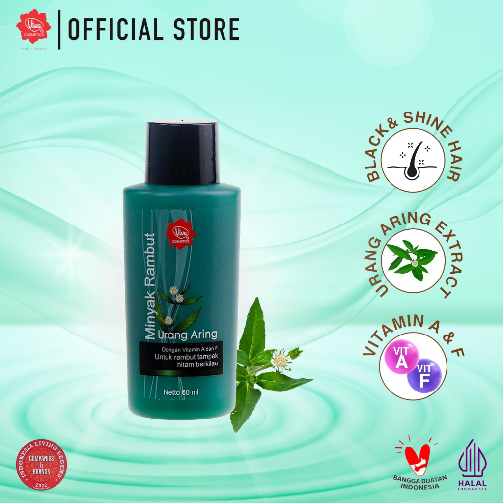 Viva Minyak Rambut Urang Aring/ Viva Hair Oil Urang Aring 60ml