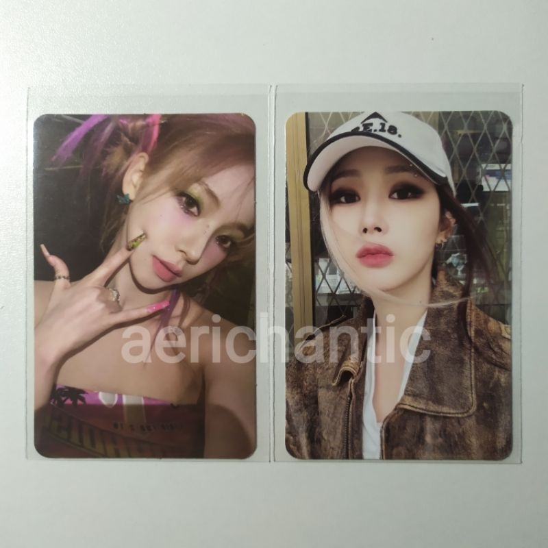 WTS PC photocard Karina smini + Giselle tabloid official
