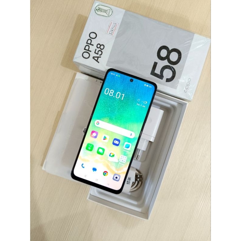 Oppo A58 6/128 Second berkualitas