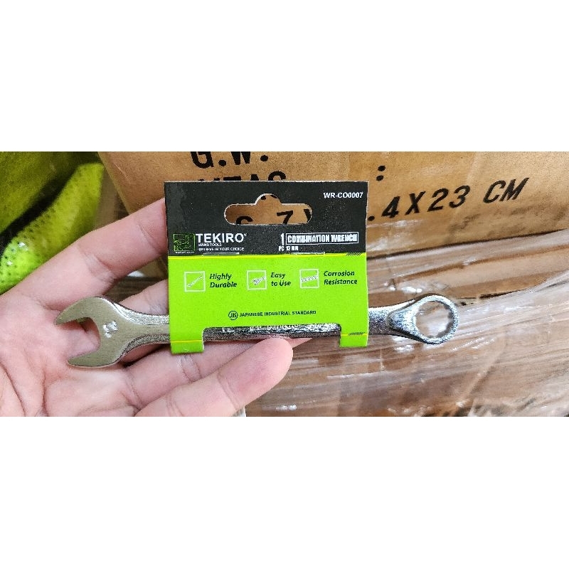 KUNCI RING PAS 12MM SATUAN TEKIRO COMBINATION WRENCH TEKIRO 12 MM SATUAN