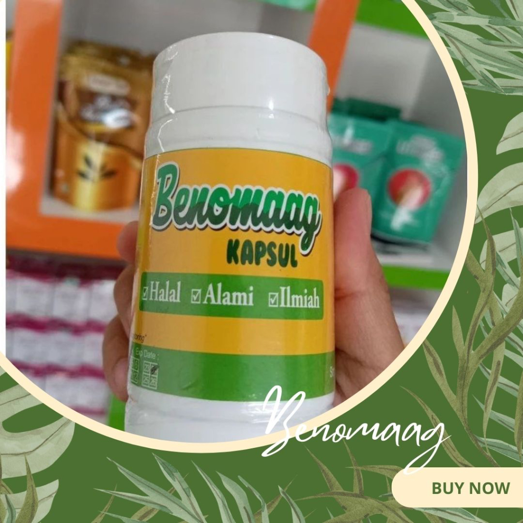 

BENOMAAG KAPSUL/obat maag herbal alami halal ilmiah
