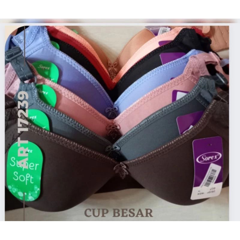 BH Sorex Hak 3 17239 / BH Busa Sorex Hak 3 / BH Busa Polos / BH Busa Jumbo / BH Tanpa Kawat